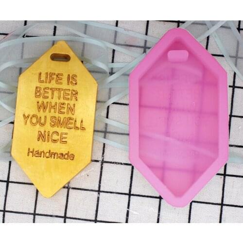 Life beautiful fragrance wax brand wax sheet mold DIY expansion mold aroma gypsum silicone pendant mold P1049