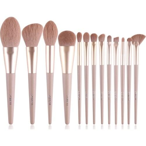 ZOREYA 13pcs Makeup Brushes Tool Set Cosmetic Powder Eye Shadow Foundation Blush Blending Beauty Make Up Brush Maquiagem