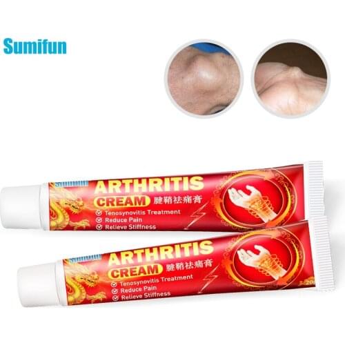 Sumifun 1/2pcs Hand Wrist Guard Arthritis Treatment Ointment Wrist Cream Herbal Thumb Massage Plaster Tendonitis Arthritis Pain