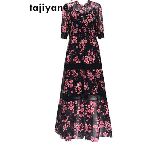100% Dresses Silk for Women 2021 Womens Summer Dress Female Dress Long Dresses High Quality Kobieta Sukienka TN2589