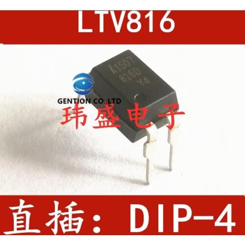 50PCS LTV816 DIP-4 LTV816-s photoelectric coupler LTV816D in stock 100% new and original