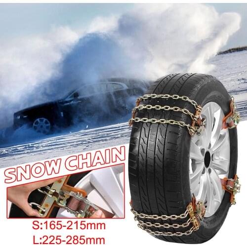 Car Snow Chain Anti-skid Wheel Tire Chain For Ice Snow Mud Road Universal SUV Off-road Safety Chains Snow Mud Ground Anti Slip