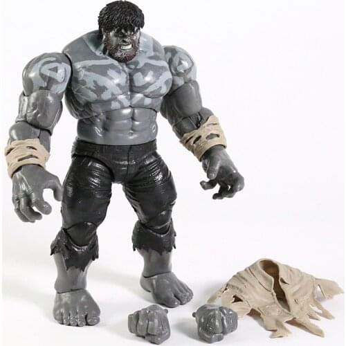 21cm Marvel The Gray Hulk Action Figure PVC Collection Model Toy