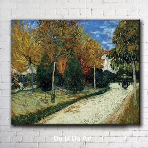 Impression Van tree country lanes scenery canvas printings oil painting printed on canvas wall art decoration pictures no frame