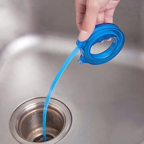 Kitchen Retractable Pipe Dredger Hook Sewer Toilet Dredge Sink Anti-Blocking Drainage Facility Hair Cleaning Hook