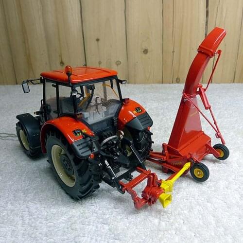 Diecast 1/32 Taarup DM 1350 Lawn Mower Tractor Parts Fertilizer Spreader Agricultural Vehicle Model Adult Sand Table Display