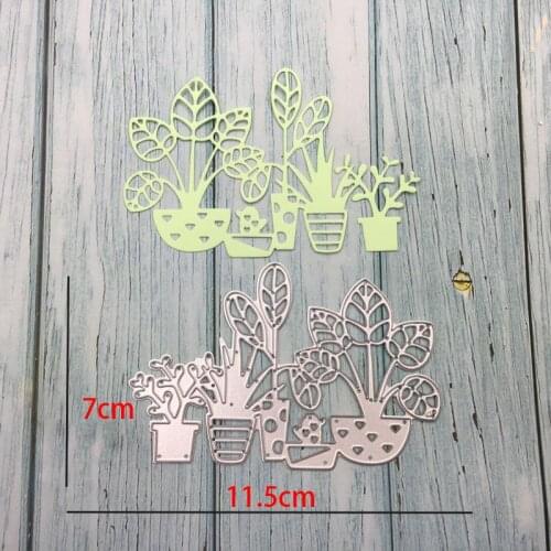 Metal cutting die Potted flower card paper embossing scrapbooking craft diy photo album cutting dies