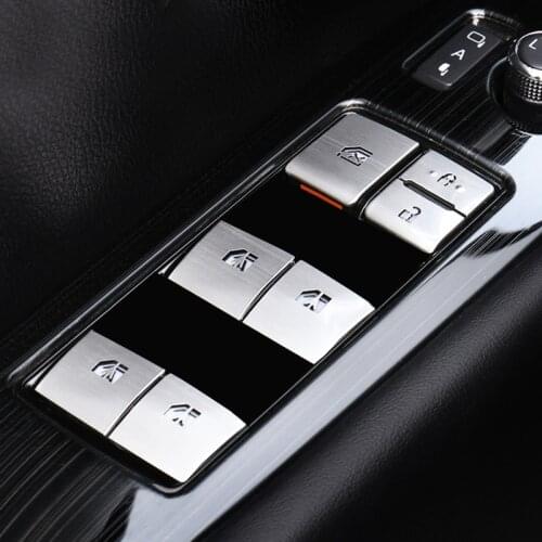 For alphard vellfire 2015 2021 Aluminum Alloy button stickers doors and windows Car interior accessories