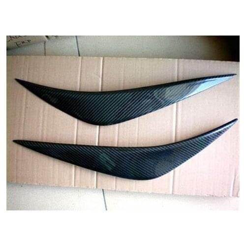 Carbon Fiber Headlight Eyelids Eyebrows for 2009-2013 Subaru Legacy Liberty Outback