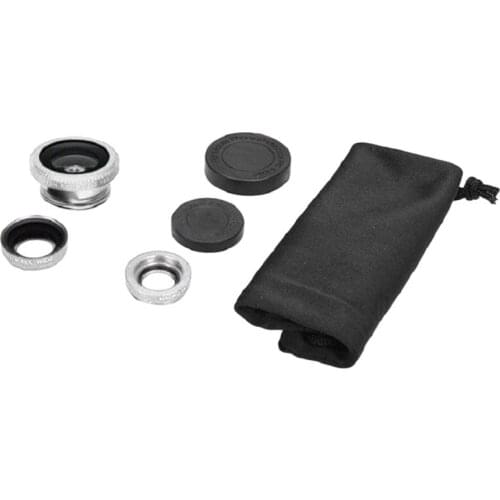 NEW-3-In-1 Self-Timer Artifact External Camera Multifunctional Phone Lens Kit Fish Lens Macro Lens Wide Angle Lens