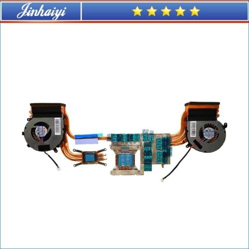 Cooling module for MSI GE62VR GP62M GL62VR GP62MVR 16J8 J9 notebook computer radiator fan