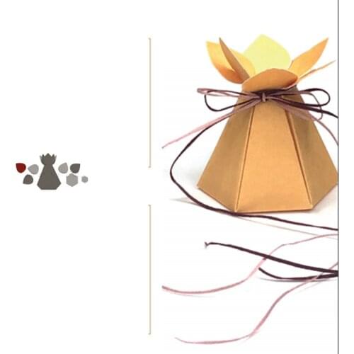 Flower Box Cutting Dies Scrapbook Dariy Decoration Stencil Embossing Template DIY Greeting Card Handmade
