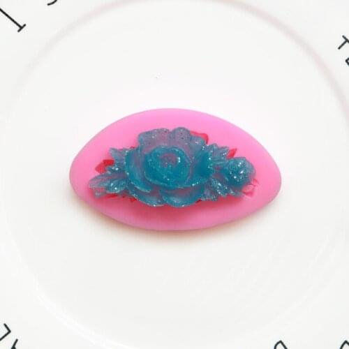 Rose Leaf Fondant Silicone Mold Mobile Phone Epoxy Mold XGY-203