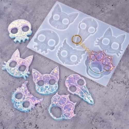 DIY Cat Claw Silicone Molds Liquid Silicone Molds Tool Keychain Pendant Epoxy Resin For DIY Jewelry Finding