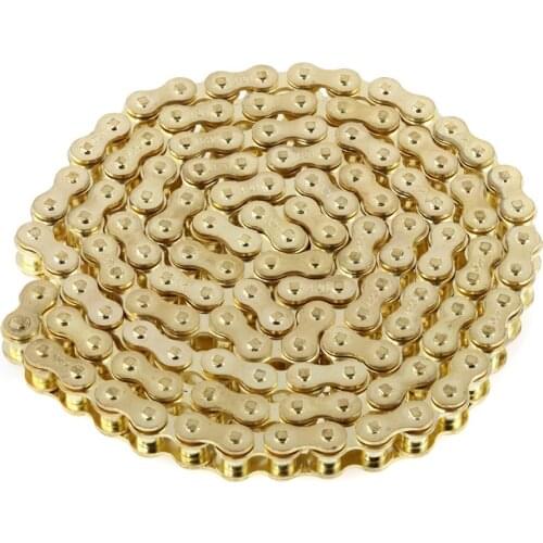 420 Motorcycle Chain Standard Roller Chain 132 Link Chain Breaker for 110cc 125cc Dirt Pit Bike ATV Quad Go Kart Scooter