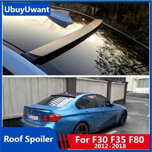 UBUYUWANT Roof Spoiler for BMW F30 F35 F80 M3 3 Series 2012- 2018 ABS Rear Spoiler Tail Trunk Boot Wing Decoration Car Styling