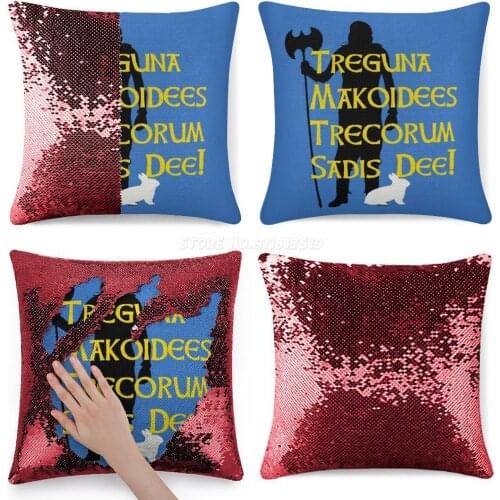 Substitutiary Locomotion! Sequin Pillowcase Magical Cushions Cover 40X40cm Mermaid Classic Bedknobs and Broomsticks Substitutiar