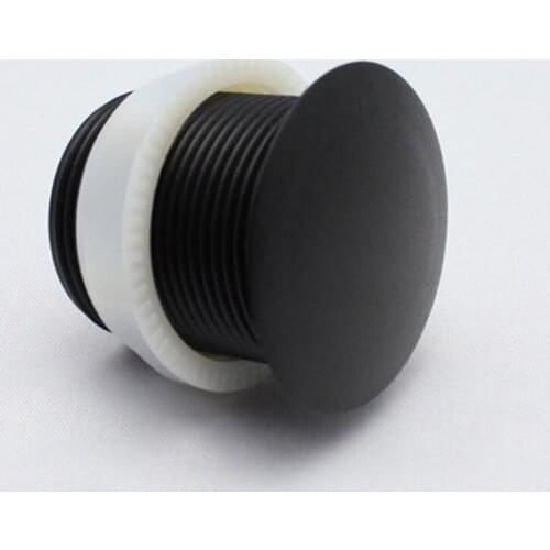 10 PCS of 28MM Screw in type Black Arcade game Push Button hole plug button cover hole cap