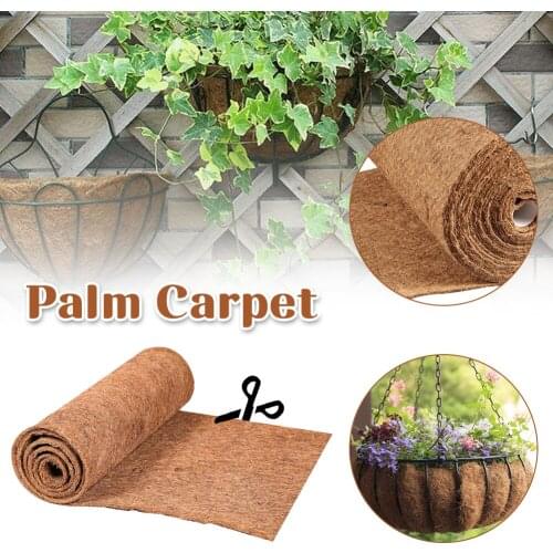 60x100cm Natural Coconut Palm Fiber Coco Liner Bulk Roll Mat Carpet Flower Basket Flowerpot Wall Basket Pet Reptile Carpet