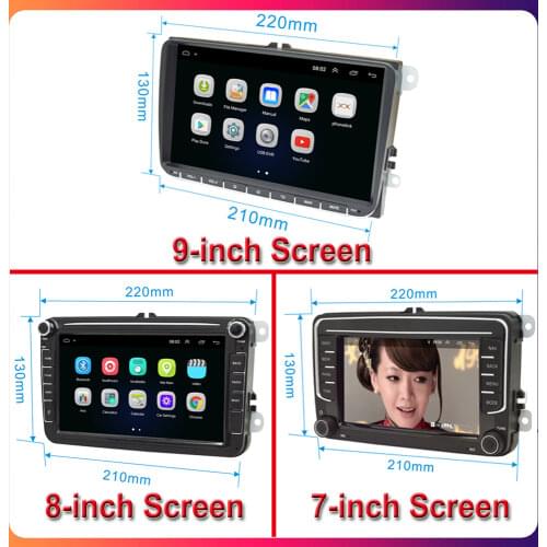 Android10 CarPlay DSP Car Multimedia Player Radio Android auto GPS For Volkswagen VW Passat B6 Touran GOLF POLO 2 din DVD