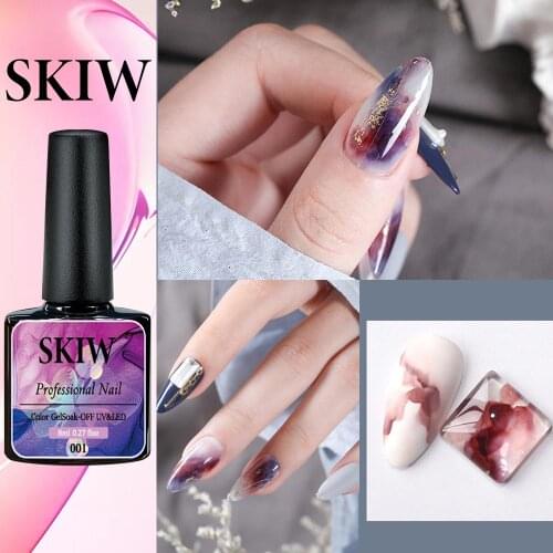 SKIW Nail Glue Blooming Gel Nail Polish Painting Gel Nail Art Paint Enamel Line Watercolor Ink Art Design For Uv Lamp Gel