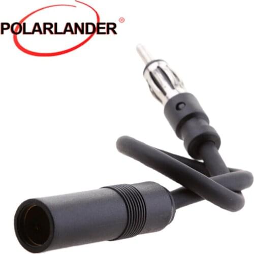 Antenna Extension Cord Cable 35cm M/F Connector Male to Female Car Auto Vehicle AM/FM Radio Adapter