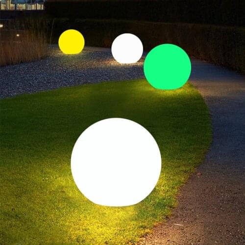 Landscape Ball Lamp Waterproof lawn lamp Outdoor spherical lamp LED Luminous Ball Lamp Garden Decorative Lamp Ball Floor Lamp
