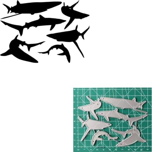 Metal Cutting Dies For Scrapbooking Die shark Cut Dies DIY Paper Cards Craft Diy Metal Cutting Dies fish