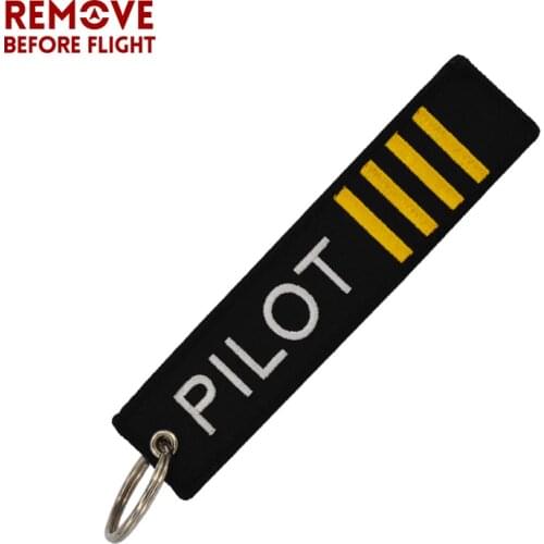 Fashion Pilot Flight Key Chain Chaveiro Jewelry Fabric Embroidery Keychain Bag Hang Key Tag OEM Key Ring Bijoux Aviation Gift
