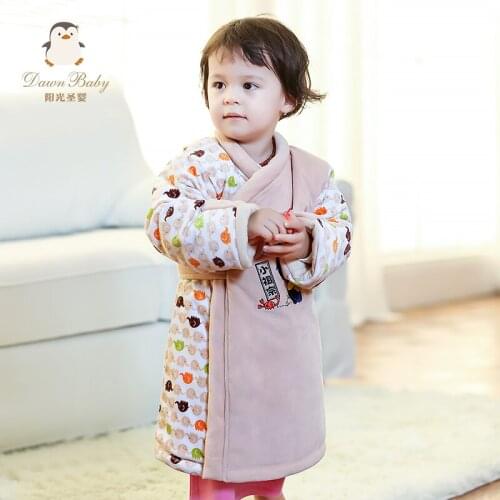 Toddler Baby Girls Bathrobe Birthday Sleepwear Robes Infant pijamas Nightgown For Boys Girls Pajamas 10-2 Years Baby Clothes