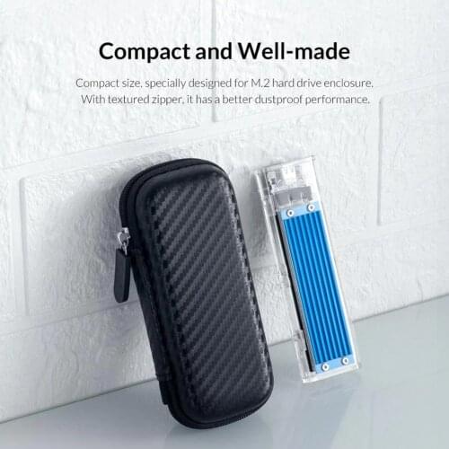 ORICO M.2 Hard Disk EVA Portable HDD Storage Protection Bag for External M.2 Hard Drive/Earphone/Data Line HDD Case