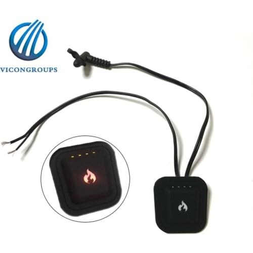 7.4v Battery powered heating switch heated jacket heated gloves heated shoes with battery capacity display