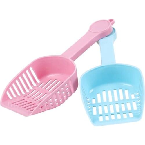 Plastic Cat Litter Shovel Pet Cleaning Tool Plastic Scoop Products Litter Box Toilet Clean Feces Supplies Cat Accessories