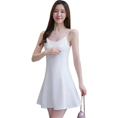 C2958 2021 summer new women Youth pop fashion show thin temperament short section dress cheap wholesale