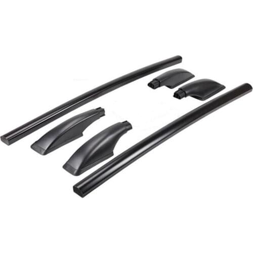 Fit For 2014 2015 2016 2017 Nissan Rogue X-Trail bar rail black Roof Rack Rails Bars Luggage Carrier 6pcs
