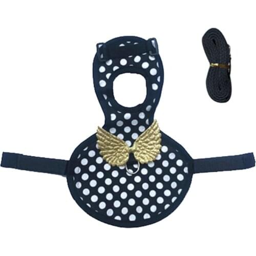 Chicken Harness 2 Size with Matching Leash Resilient Comfortable Breathable Fashionable Hen Vest Suitable for Goose