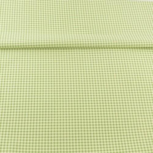 Sewing Cloth 100% Cotton Fabric Green and Beige Checks Designs Quilting Patchwork Dolls Decorations Tecido Scrapbooking Bedding
