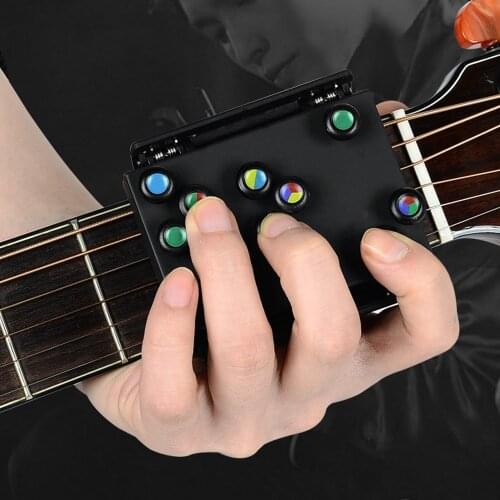 Guitar Learning System Teaching Practice Aid with 21 chords Lesson Guitar Chord Trainer Practice Tools Accessories part