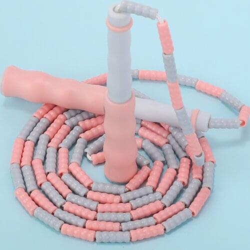 Jump Rope Workout Fitness Ball Bearings Rapid Speed Skipping Rope Soft Foam Handles Cotton Exercise For Women Men Kids Training