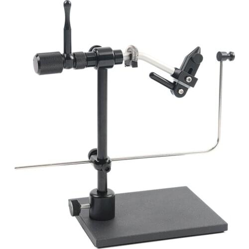 Rotary Fly Tying Vise Artificial Flies Making Tool with Base Adjustable Fly Fishing Equipment Traveler Fly Fishing Tackle Kit