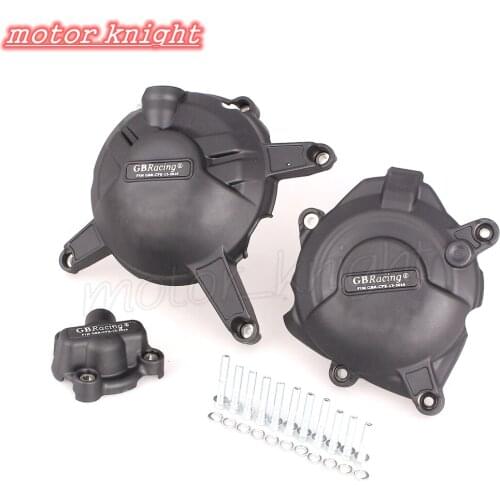 Motorcycle Fit GBRacing For YAMAHA R25 R3 MT03 2014-2020 Engine Case Cover Set Guard Protector Carbon