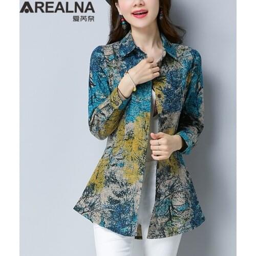 Womens tops and blouses plus size Vintage Floral Cotton Linen Kimono Cardigan Tunic Shirt Korean Fashion Clothing Blusas mujer