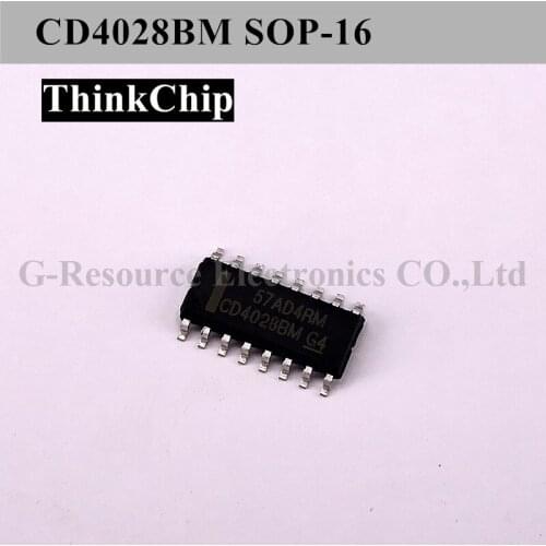 10 pcs) CD4028BM SOP-16 CD4028 SOP16 DECODER CMOS BCD-DEC