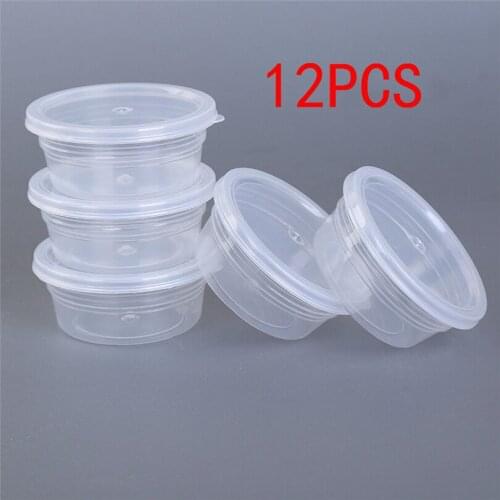 12pcs/set Storage Containers Foam Ball Storage Cups Containers With Lids Small Sundries Storage box J15