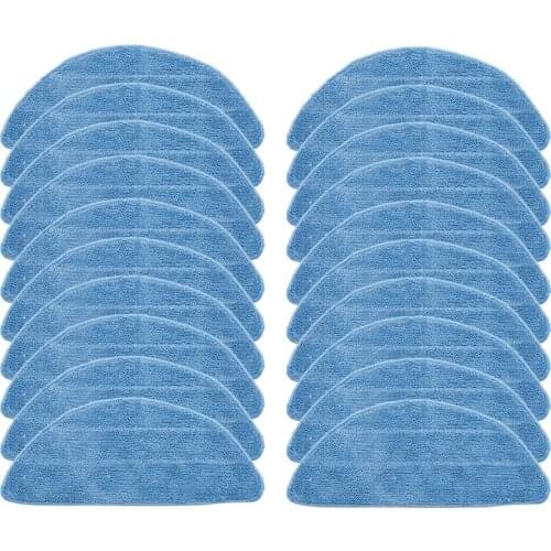 20 PCS Mop Cloth for Chuwi Ilife V5S V5 Pro X5 V3L V5 V3S V3S Pro V50 Robotic Vacuum Cleaner Parts