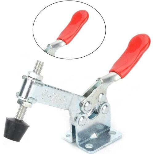 4Pcs GH-201B Toggle Clamps Quick Release Hand Tool Holding Capacity 90Kg/198Lbs