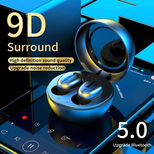 UPSLON TWS Wireless Headphones Music Earphones Waterproof 9D Surround Sound Quality Sports Earbud Works on all Smartphones