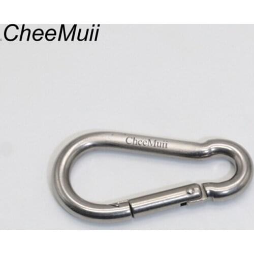 CheeMuii Metal Shackles And Hooks Quick Link Lock Ring Hook Snap Shackle Chain Fastener