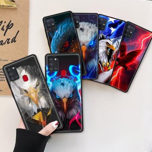 Mobile Phone Case For Samsung Galaxy A51 A71 A21s A31 A41 A12 A11 A02s A72 A52 5G Soft Cover A01 A02 Funda Eagle On The Tree