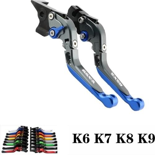 For SUZUKI GSXR 600 750 K6 K7 K8 K9 K10 2006-2010 GSXR 1000 K5 K6 2005 2006 Motorcycle Adjustable Brake Clutch Lever Levers
